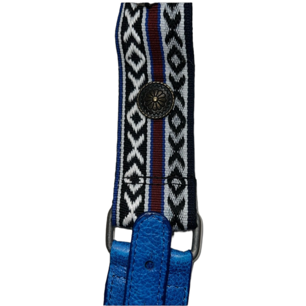 NEW Free People Macrame Moon Blue Boho Crossbody Bag - Picture 6 of 10
